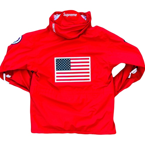 Supreme The North Face Trans Antarctica Expedition Pullover Jacket - Red - Picture 3 of 8